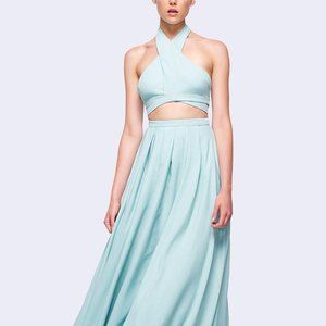 NWT Fame and Partners mint green 2 piece dress